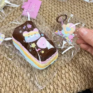 Chaiyun Toast Parent–Child Squeeze Toy — Slow Rebound, DIY Handmade Customization