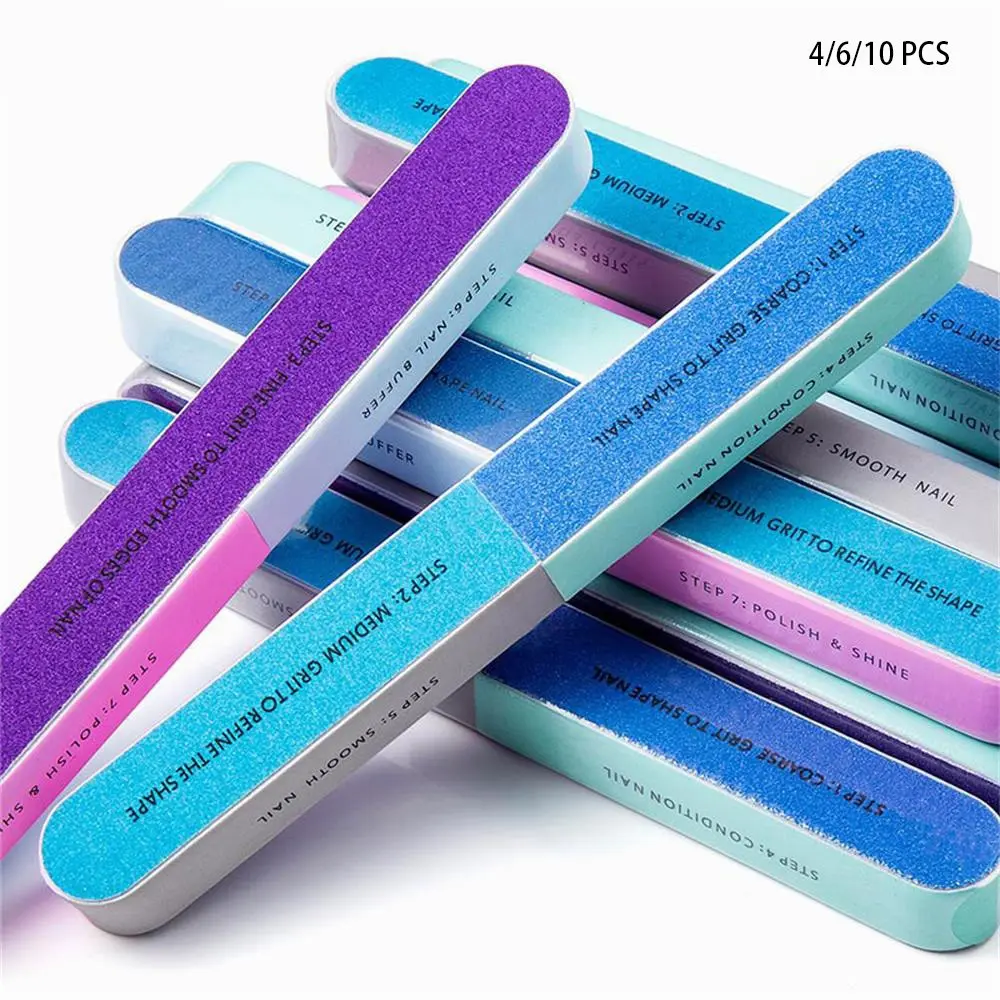 ✨ 7-in-1 Nail File and Buffer Block, Professional Nail Buffing File Block, Nail Care Tool for Shaping/Smoothing/Buffing/Finishing Natural Nails, Suitable for Professional Manicure and Gentle Polishing, Nail Care, Nail Tools