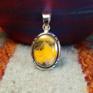 Bumblebee Jasper Pendant by Terry Wood GJ-PND-0087