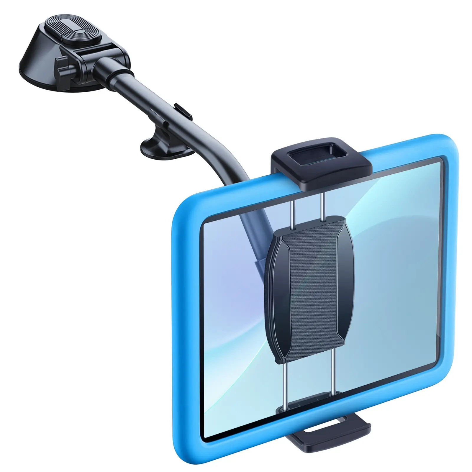 360°Car Tablet Phone Holder for 4.7-12.9" iPad iPhone Windshield Dashboard Mount