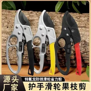 Manufacturer wholesale stainless steel pruning shears, powerful branch trimmer, multifunctional garden fruit branch scissors