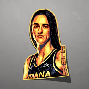 Caitlin Clark Sticker - Indiana Women's Basketball Vinyl Decal