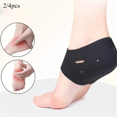 2/4pcs Plantar Fasciitis Compression Therapy Wrap Foot Heel Pain Relief Sleeves Heel Protect Socks Ankle Brace Arch Support Orthotic Insoles Orthopedic Insoles Plantar Fasciitis Inserts