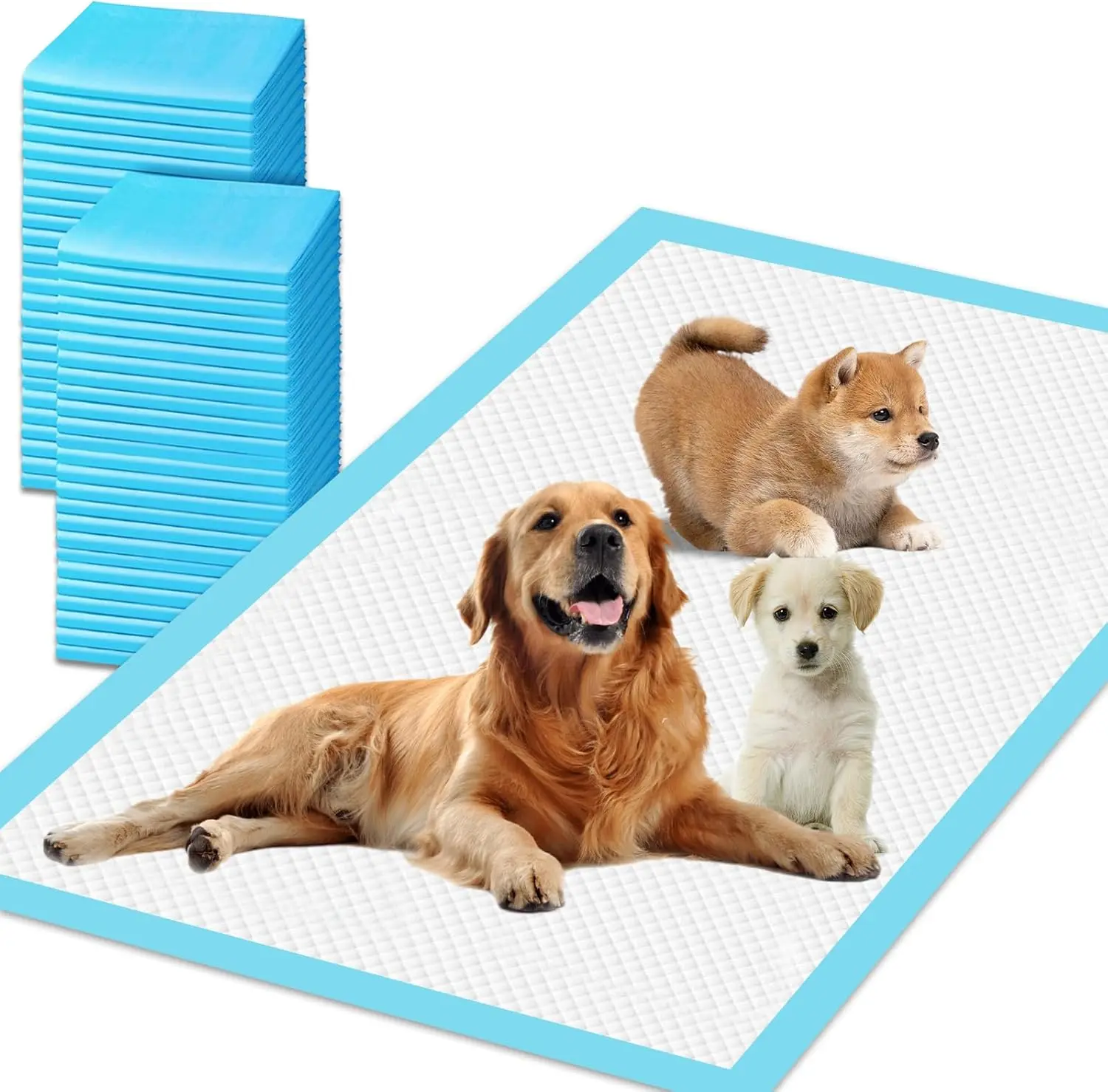 XXXL Puppy Pee Pads for Dogs  31"x47" 40 Count, Extra Large Dog Pee Pads, Leak-Proof & Super Absorbent Dog Pee Pads, Thicken Disposable Potty Pads Puppy Training Pads for Cats Rabbits