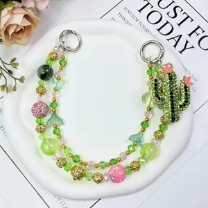 Cactus Style Bag Charm,Delicate Handbag Pendant Accessory for Women, Detachable,Pretty Mother's Day Gift,Ideal Birthday Gift for Girls & Women,Summervibes