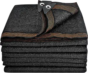 Black Shade Cloth, 20 x 30 FT Durable Mesh Tarp with Grommets, Garden Sunblock Shade Cloth Shading Antifreezing for Plants Cover, Greenhouse, Barns Kennel, Patio, Tomatoes