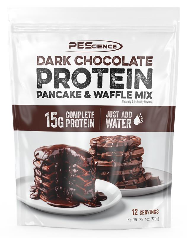 PEScience Protein Pancake and Waffle Mix - a healthy 'Just Add Water' mix for pancakes and waffles. Try it for baking too!