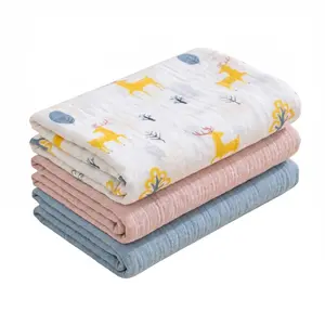 3-Piece Set Lightweight Blankets, Breathable Dual-Layer Fabric, 100x100cm Baby Bedding, Soft and Comfortable, Ideal for Newborn, Kids, Bed Linens