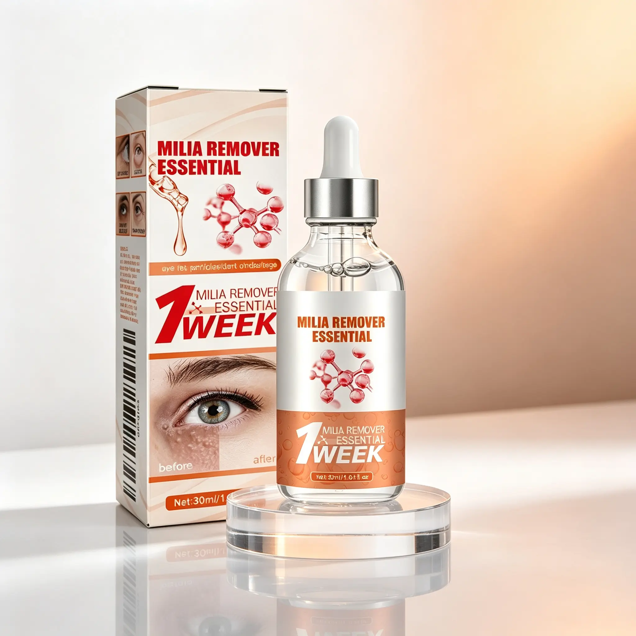 Under-Eye Smoothing Serum – Gently Softens Milia, Bumps & Dark Circles | Brightening Eye Treatment for All Skin Types | 30ml