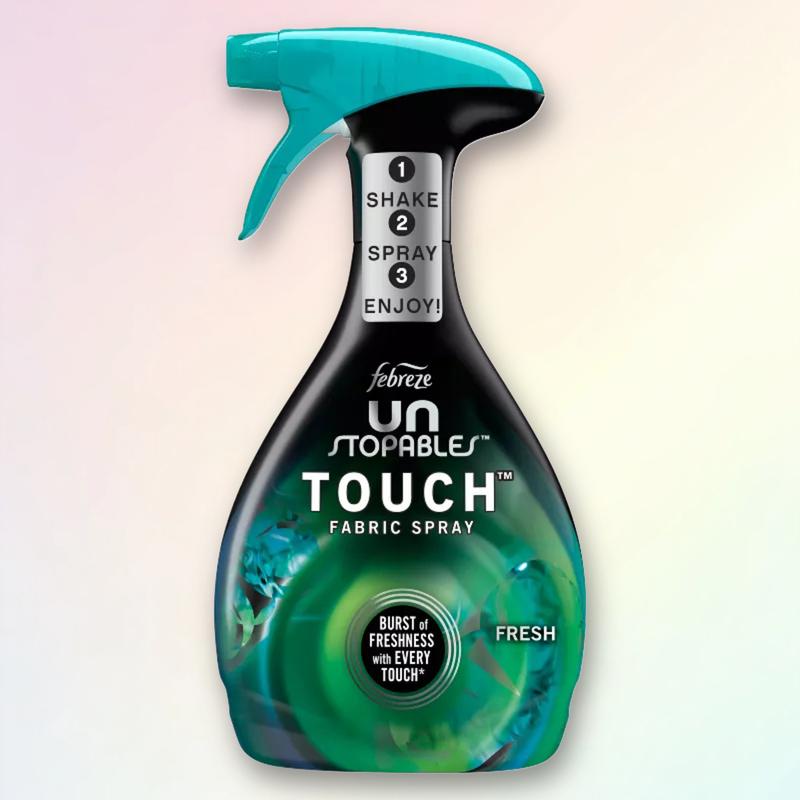 Febreze Unstopables Touch Fabric Spray 27fl oz - Fresh Scent Fabric Spray, 27fl oz, Odor-Fighting, for Clothes Furniture, Long-Lasting