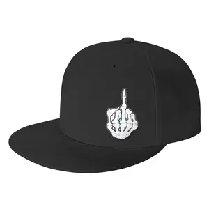 Skeleton Hand Hat for Men Women, Skull Finger Flat Brim Bill Baseball Cap, Plain Snapback Hats outdoor sun halloween party hats cheap hat baseball hat