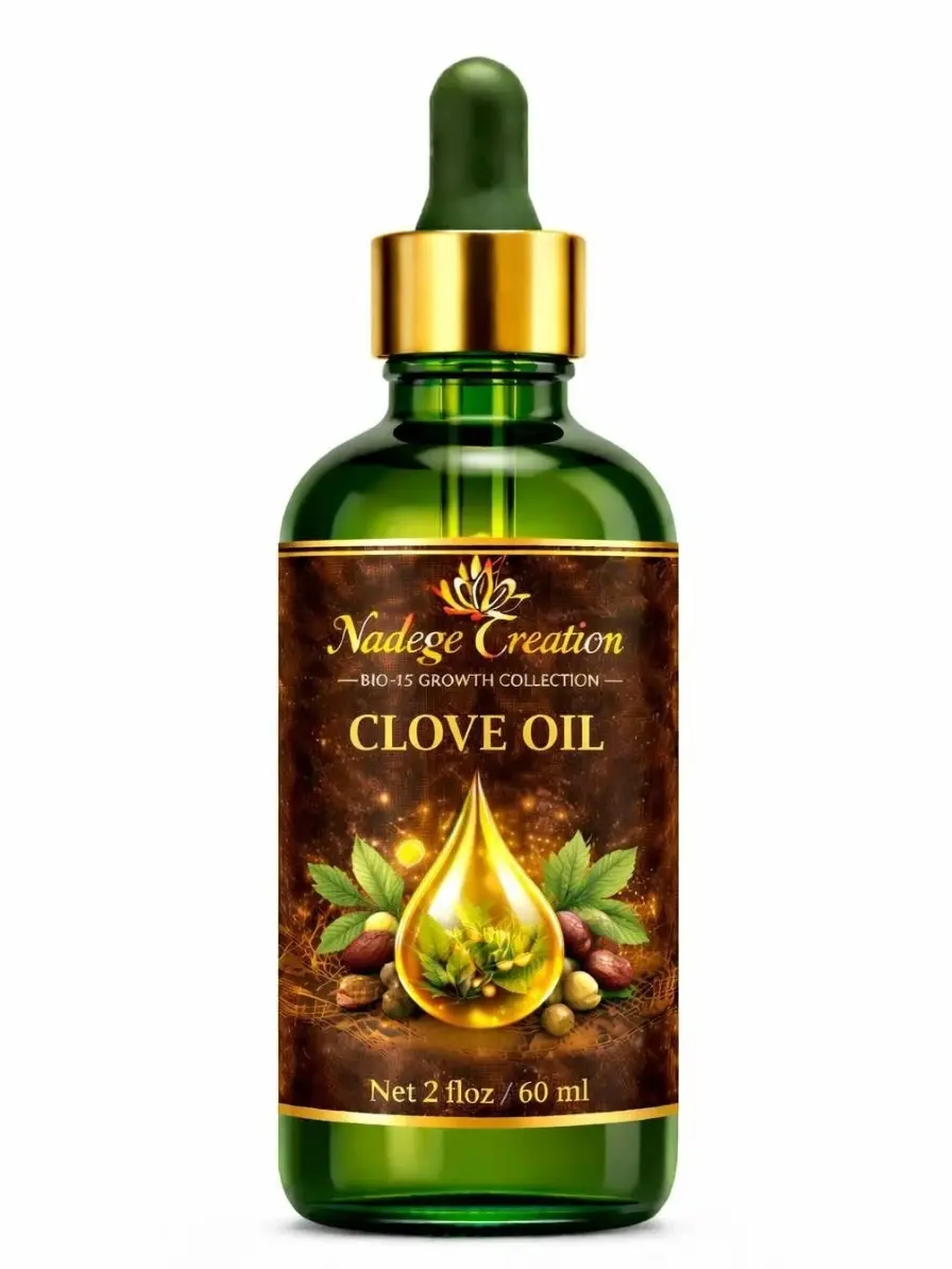 Organic Clove Oil Bio-15 Collection by Nadege Creation 2 oz