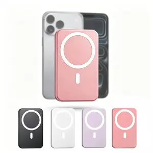 10000mAh Magnetic Wireless Portable Charger 15W Fast Charging PowerBank Battery Phone Adjustable, [Qi-Wireless Required] Magnetic Power Bank 10000mAh for iPhone 12-17 & Wireless-Charging Enabled Android Phones (Magnetic Case Required for Android)