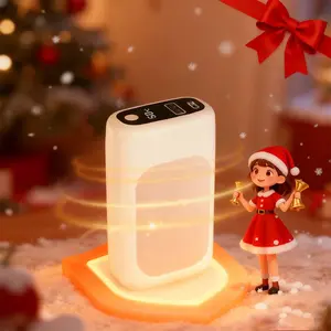 New Portable Hand Warmer, USB Rechargeable, 6000 mAh, Three Temperature Settings, Four Color Mini Heater, Winter Warmth Essential