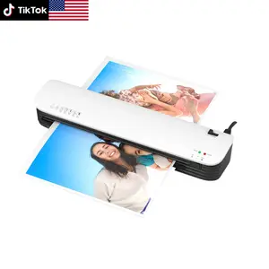 "2024 New Hot and Cold Laminating Machine | A3/A4 Photo Laminating | Small and Efficient Material Machine | Essential for Office/Home/School"