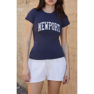 John Galt Women's Newport Applique T-Shirt - Multicolor