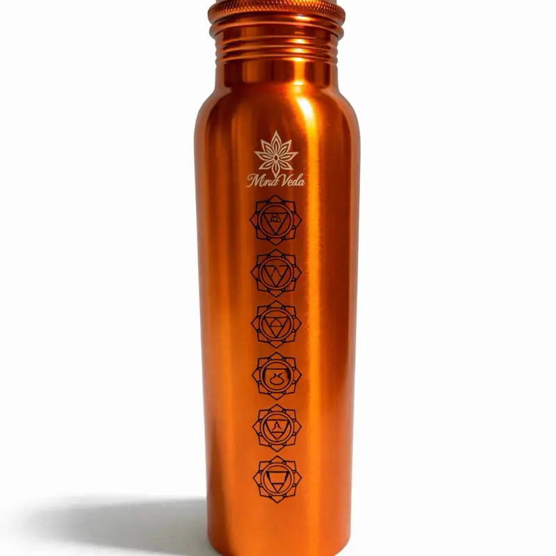 MiraVeda Copper Chakra Bottle