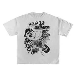 Grimes T-Shirt Grimes Band Shirt Y2K Grimes Visions Graphic Tee