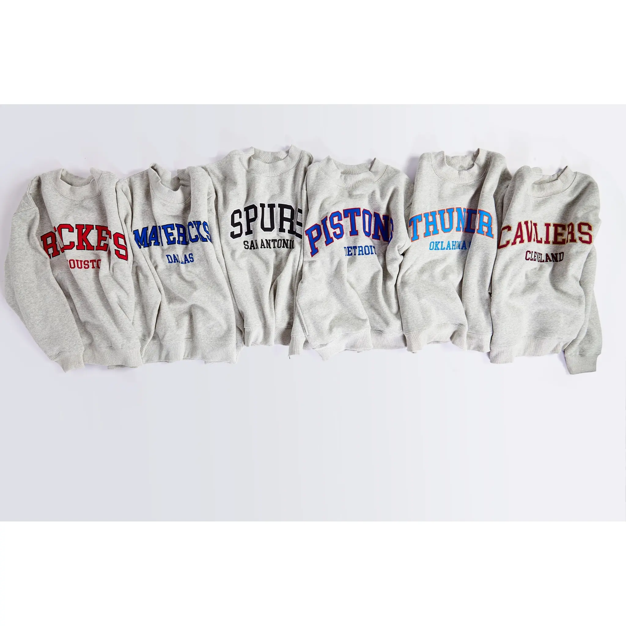 NBA Mock Neck Crewnecks