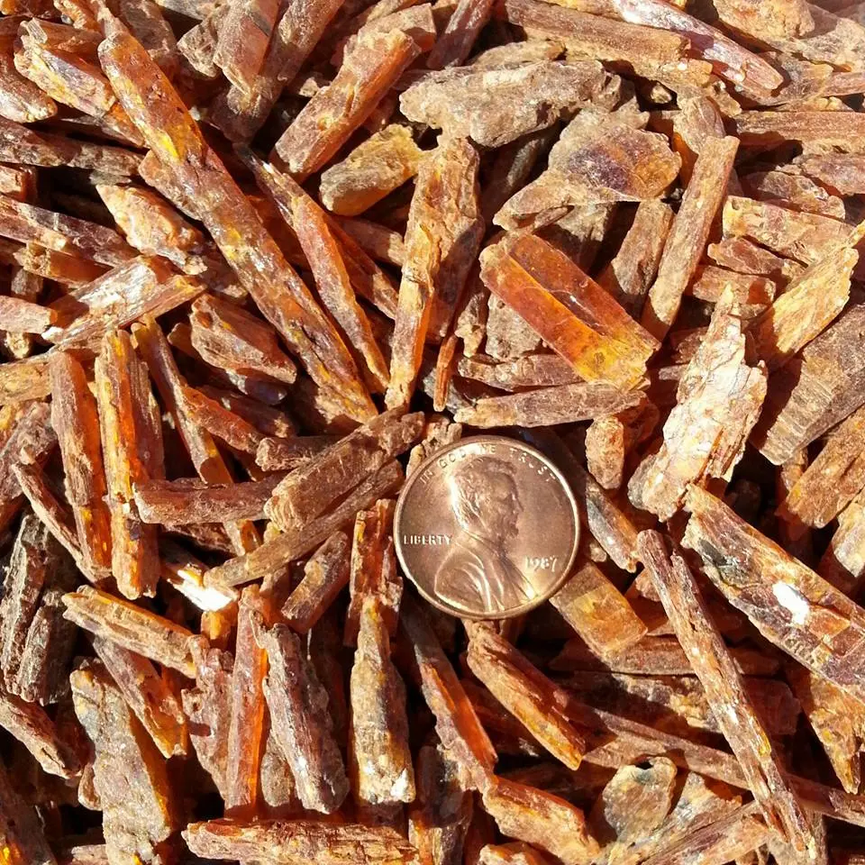 Orange Kyanite – 1 Kilo – Stick Shape – Natural