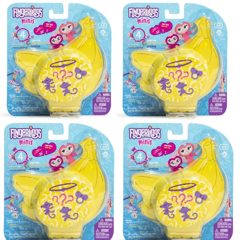 FingerLings Minis Series 1 Bundle of 4 Random Packs