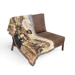 Romantic Comedic Elegance Woven Blanket