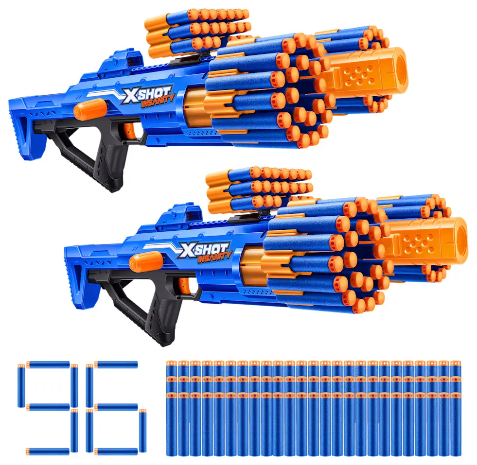 Zuru X-Shot Insanity Double Berzerko Dart Blaster 2-Pack Zuru X-Shot Insanity Double Berzerko Dart Blaster 2-Pack