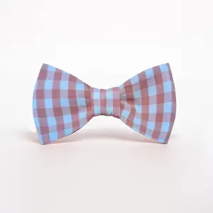 The Reef Coral Gingham Bow Tie - Adjustable Cotton Self-Tie Bow Tie for Formal & Casual Occasions - Limited Edition USA Made