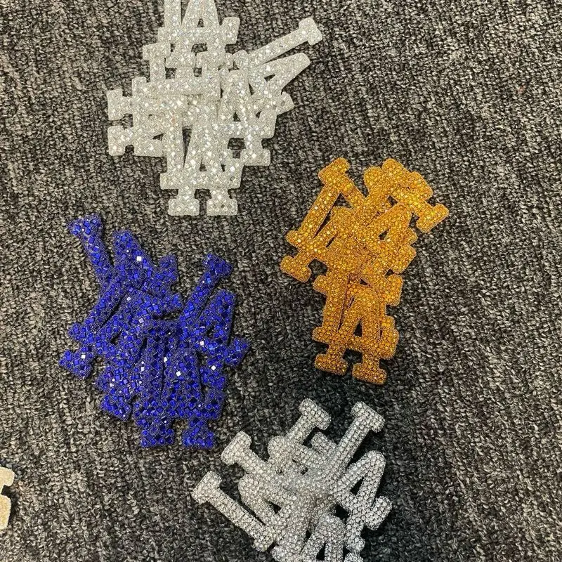 LA Rhinestone Patch - Embroidery, Sewing Accessory for Fabric Craft Projects