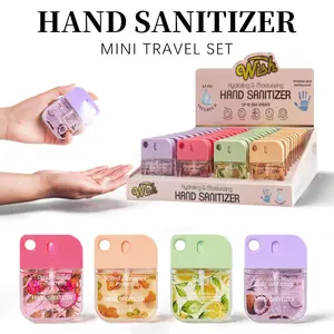 Wish Hand Sanitizer Spray, Cherry Blossom&Watermelon Suger&Cucumber Melon&Island Coconut,Hand Sanitizer for Men and Women, Christmas Gift(No Alcohol)