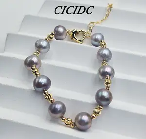 Natural Pearl Bracelet New Freshwater Pearl Bracelet Fashionable and Simple Women's Bracelet