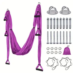 Aerial Yoga Swing Hammock Trapeze Aerial Silk Fabric Yoga Swing Anti-Gravity Yoga Inverted Gym Home Fitness