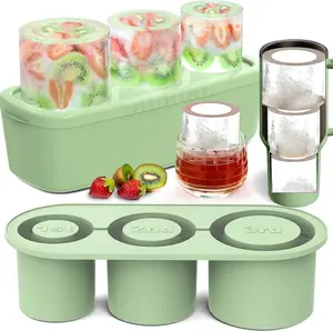 Stanley Ice Mold, 40 Oz Tumbler Ice Mold for Stanley Cup, Ice Cube Tray for Tumbler Cup, Stanley Cup Ice Mold, Stanley Ice Cube Trays, Ice for Stanley Cup, Stanley Ice Cube Mold (GREEN)