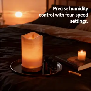 Premium Aromatherapy Diffuser & Ultrasonic Humidifier with Timer & Night Light for Bedroom & Office Essential Room Decor - Non-Toxic PP Material, Quiet Cool Mist Technology, Ideal for Relaxation & Stress Relief