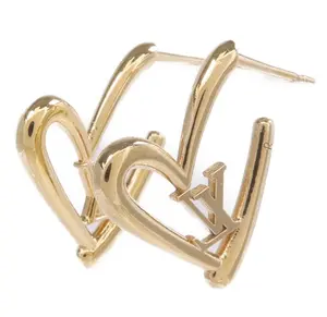 Pre-owned LOUIS VUITTON LV Fall In Love PM Earrings Metal Gold