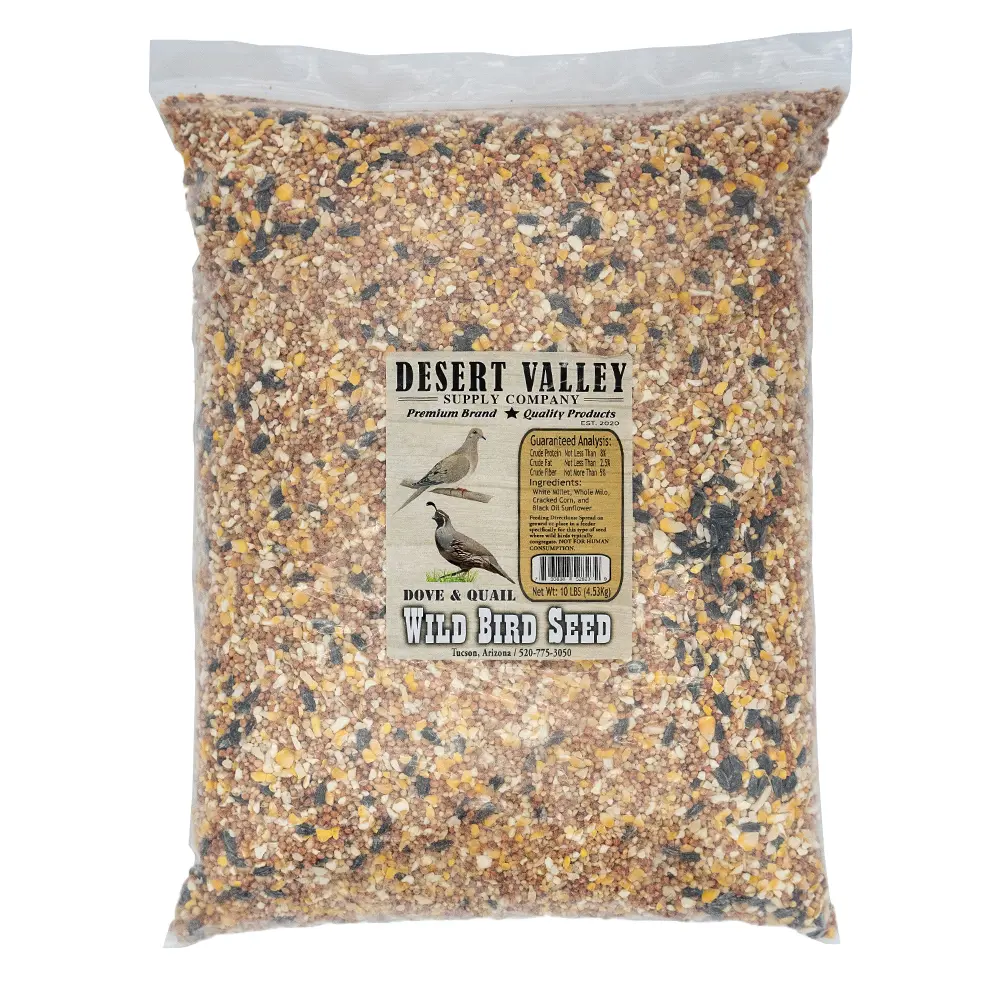 Desert Valley Dove and Quail Seed - All Natural - Premium Wild Bird and Wildlife Food