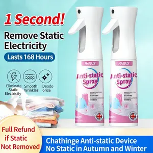 Autumn Winter Anti-Static Spray for Clothes & Hair, Odorless Fabric Softener, Wrinkle-Free, Long-Lasting Static Removal Water Solution