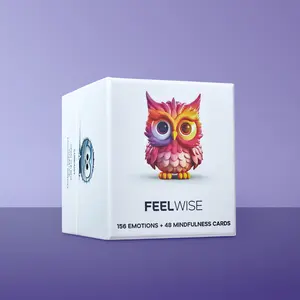 V3 "Pink Owl" 156 Emotions + 48 Mindfulness Cards Box on Sale V3 "Pink Owl" 156 Emotions + 48 Mindfulness Cards Box on Sale