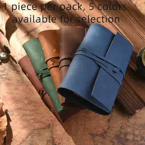 Vintage Travel Planner Notebook, Detachable Core, Portable Diary, Business Office Use, Perfect Gift, 5 Colors Available