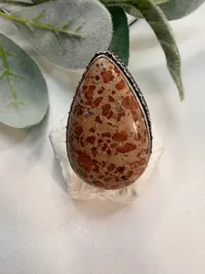 31 Asteroid Jasper Ring Sz 7