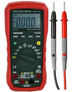 Tekpower TP8268 Digital Multimeter | Find Hidden Wires! | Non-Contact Voltage (NCV) Detector & Auto-Ranging Tester