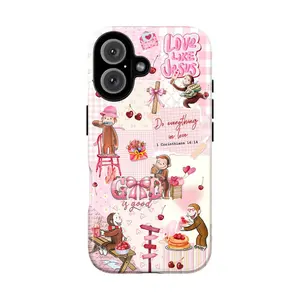 Curious George Bible and Other Quotation Topics Phone Case -Durable, Shock Absorbing and Stylish Protection,phone Case Suitable for Iphone 11/12/13/14/15/16/17 Pro Promax Plus Air and Samsung S22/S23/S24/S25 Plus Ultra , Perfect Birthday Gift for Friends.