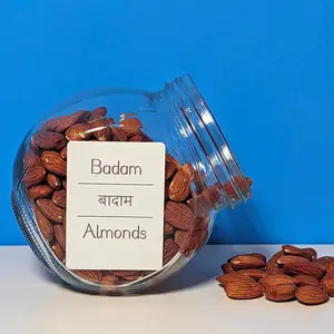 Hindi Pantry Labels (Hinglish, Devanagari, English)
