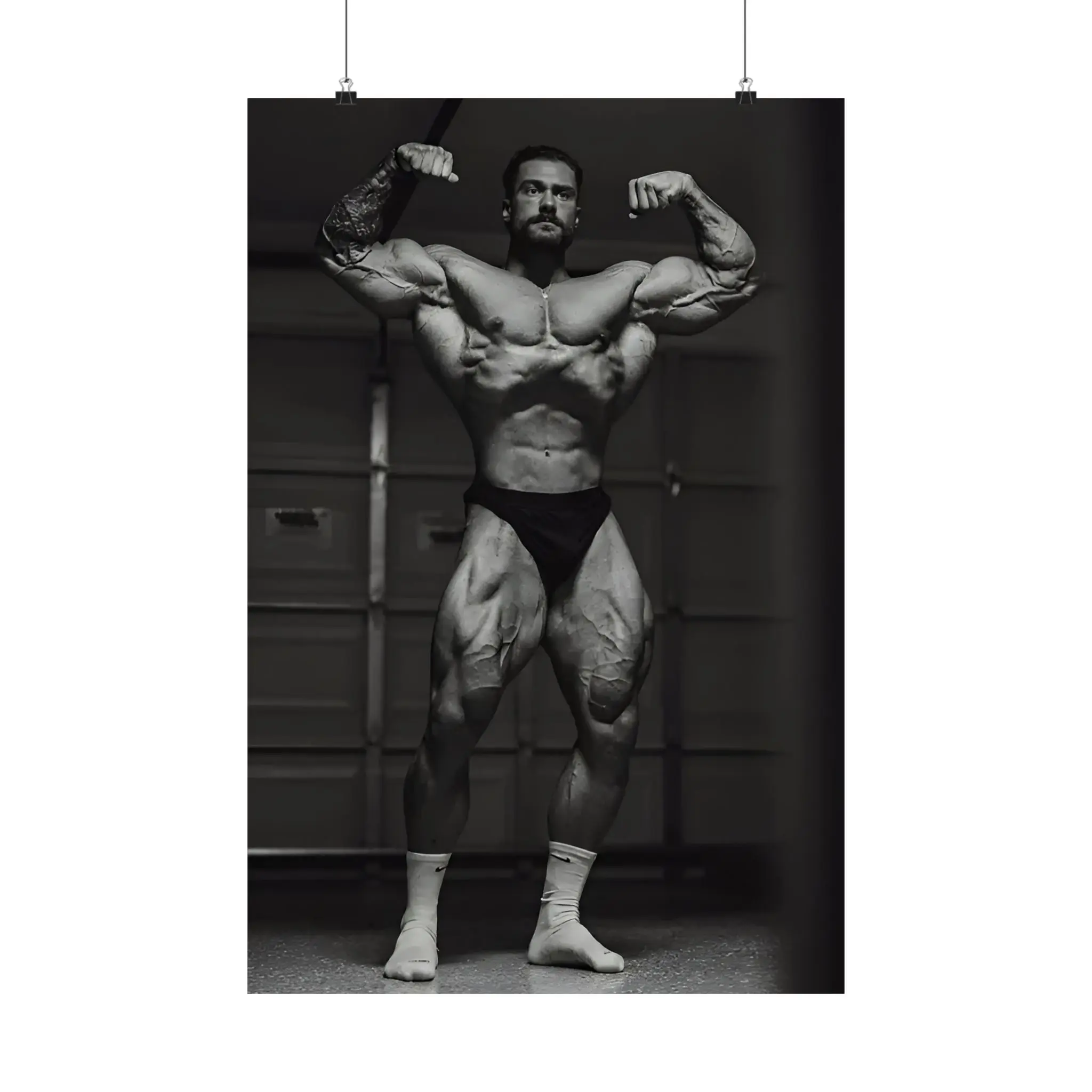 Chris Bumstead "Daddy CBUM" Thavage Mr. Olympia Champion CBUM Posing Premium Poster 4