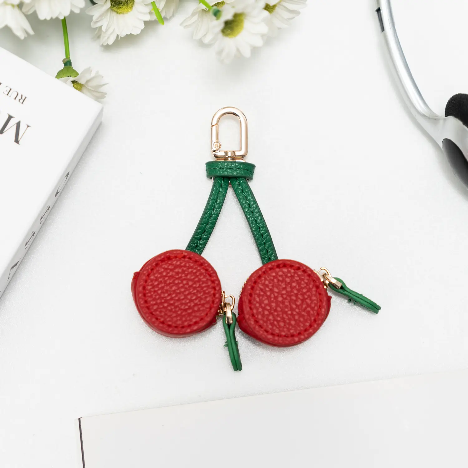Charming Fruit Purse Charm - Sweet Keychain Embellishment for Handbags, Daily Fashion Accessory, Ideal Gift for Snack Fans, Purse Charms