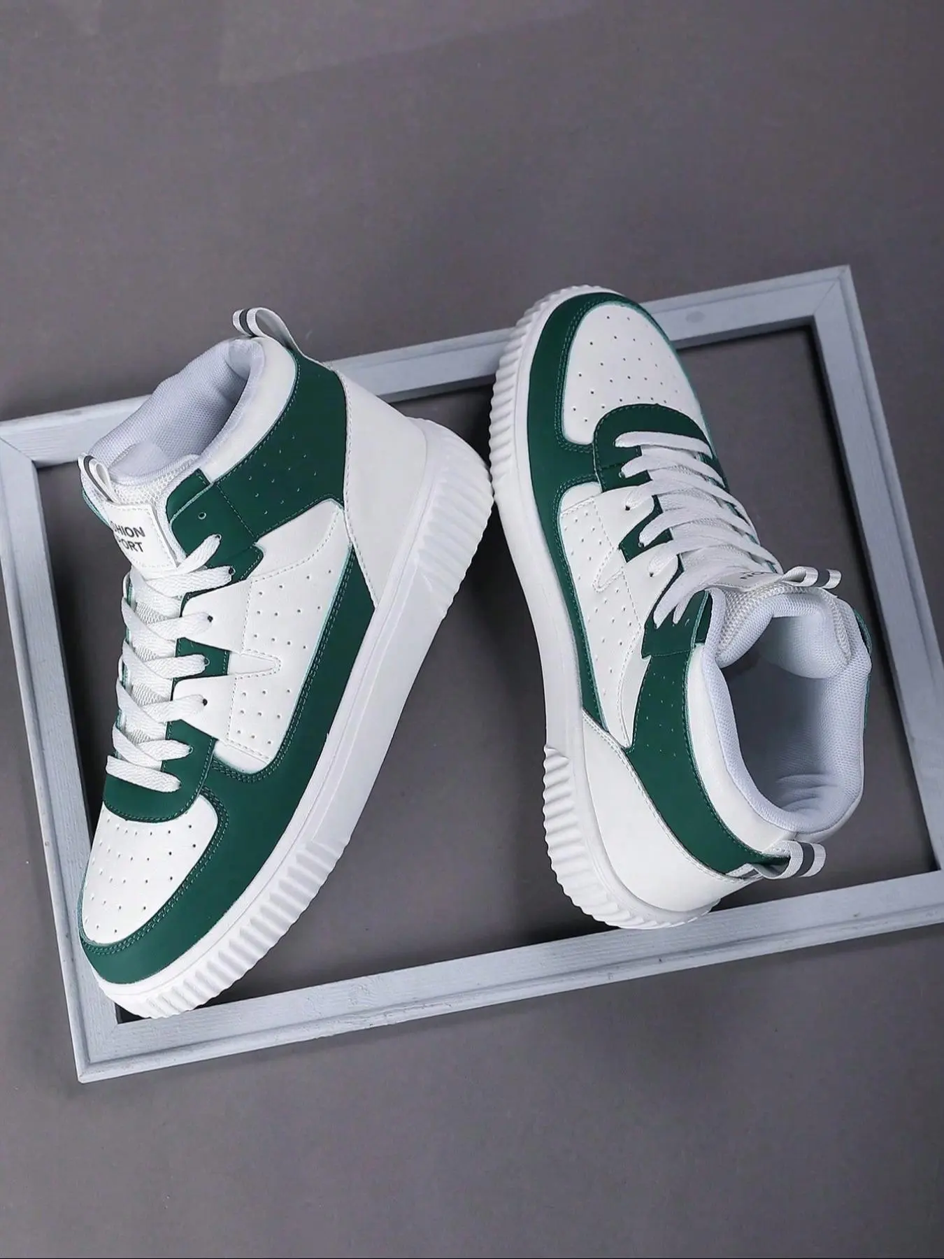 Men's Fashionable Lace Up Front Sneakers, Casual Comfortable Sports Shoes for Daily Wear, Male All-match Round Toe Shoes for Daily Wear, Trending Shoes, Streetwear Shoes, Casual Skateboarding Shoes