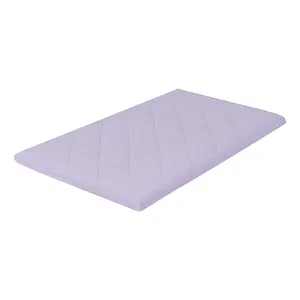 Everyday Kids Purple Quilted Pack n Play Sheet – Ultra-Soft Fitted Sheet for Playpens & Mini Cribs