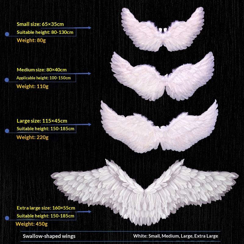 Angel Wing Back Decoration Adult Children Halloween Role-Playing Props Sun God Pope Golden Feather Hair Accessory Costume
