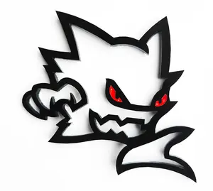2x Haunter Redeye Emblem Badges for Car Auto Truck Pickup Gengar Pokemon