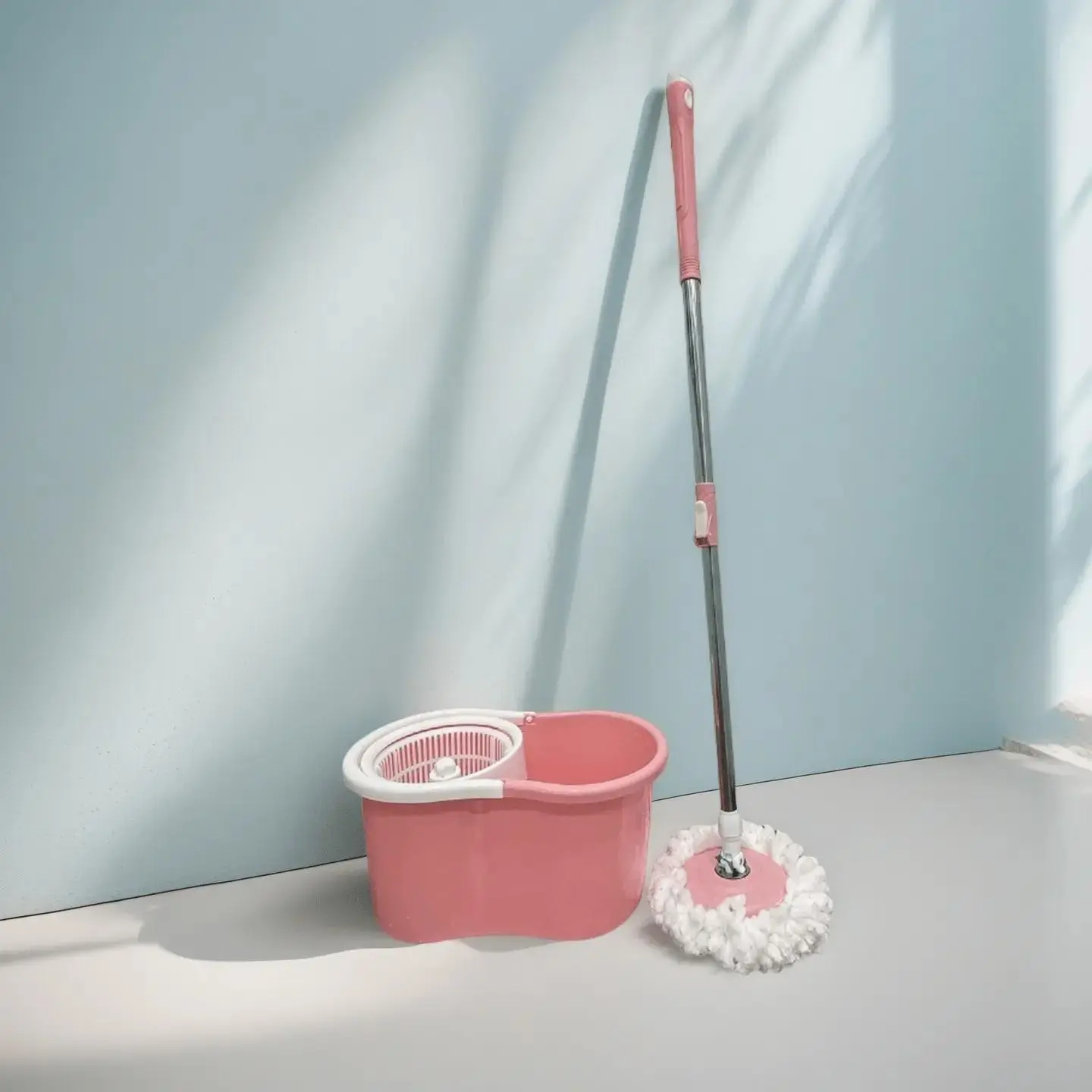 Spin mop small pink